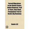 Forced Migrations in the United States: door Books Llc