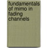 Fundamentals Of Mimo In Fading Channels door Mattias Wennström