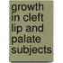 Growth in Cleft Lip and Palate Subjects
