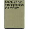 Handbuch der vergleichenden Physiologie by Winterstein