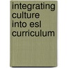 Integrating Culture Into Esl Curriculum by Neslihan Saglam