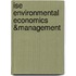 Ise Environmental Economics &Management