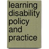 Learning Disability Policy and Practice door Valerie Williams