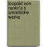 Leopold von Ranke's s   ammtliche Werke