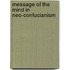 Message of the Mind in Neo-Confucianism