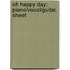 Oh Happy Day: Piano/Vocal/Guitar, Sheet