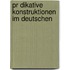 Pr Dikative Konstruktionen Im Deutschen
