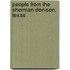 People from the Sherman-Denison, Texas