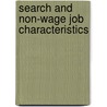 Search and Non-Wage Job Characteristics by Ted To