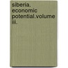 Siberia. Economic Potential.volume Iii. door Violetta O. Yufereva