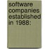 Software Companies Established in 1988: