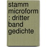Stamm microform : dritter Band Gedichte door Schanderl
