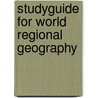 Studyguide for World Regional Geography door Cram101 Textbook Reviews