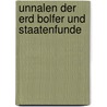 Unnalen der Erd Bolfer und Staatenfunde door Heinrich Berghaus Dr.