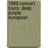 1969 Concert Tours: Deep Purple European