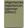 Allgemenies Repertorium (German Edition) door Daniel Beck Christiam