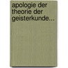 Apologie der Theorie der Geisterkunde... door Johann Heinrich Jung-Stilling