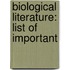 Biological Literature: List of Important