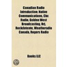 Canadian Radio Introduction: Native Comm by Books Llc