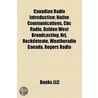 Canadian Radio Introduction: Native Comm door Books Llc