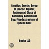 Emetics: Emetic, Syrup of Ipecac, Algaro door Books Llc