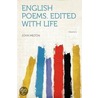 English Poems. Edited With Life Volume 1 door Richard Charles Browne