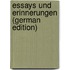 Essays Und Erinnerungen (German Edition)