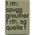 F Rth: Spvgg Greuther F Rth, Sg Quelle F