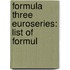 Formula Three Euroseries: List of Formul