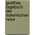 Goethes Tagebuch der Italienischen Reise