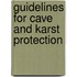 Guidelines for Cave and Karst Protection