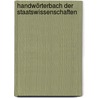 Handwörterbach der staatswissenschaften door Conrad