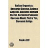 Italian Organists: Bernardo Storace, And door Books Llc