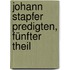 Johann Stapfer Predigten, Fünfter Theil