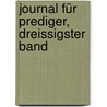 Journal Für Prediger, Dreissigster Band door Onbekend