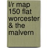 L/R Map 150 Flat Worcester & the Malvern door Ordnance Survey