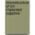Microstructure of Ion Implanted Sapphire