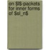On $L$-Packets for Inner Forms of $Sl_n$