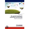 On Special Maximum Matching Constructing by Vahan Mkrtchyan