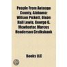 People from Autauga County, Alabama: Wil by Books Llc