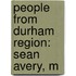 People from Durham Region: Sean Avery, M