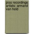 Pias Recordings Artists: Armand Van Held