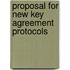 Proposal for New Key Agreement Protocols