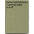 Quotenstichproben - Sinnvoll Oder Nicht?