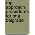 Rnp Approach Procedures For Tma Belgrade