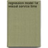 Regression Model For Vessel Service Time