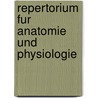 Repertorium Fur Anatomie Und Physiologie by G. Valentin