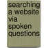 Searching A Website Via Spoken Questions