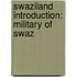 Swaziland Introduction: Military of Swaz