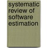 Systematic Review of Software Estimation door Qamar Alam